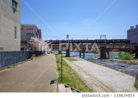 Hankyu Railway Imazu Line Railway Bridge Hankyu Railway Imazu Line Railway Bridge 138624855