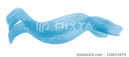 Light blue watercolor background. Artistic hand paint. Isolated on transparent background. Light blue watercolor background. Artistic hand paint. Isolated on transparent background. 138624874