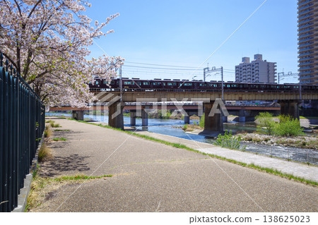 Hankyu Railway Imazu Line Railway Bridge Hankyu Railway Imazu Line Railway Bridge 138625023