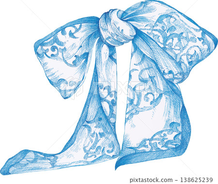ribbon bow decorative element soft pastel elegant design ribbon bow decorative element soft pastel elegant design 138625239