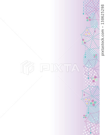 Stylish frame for umbrellas and rainy days; simple design for the rainy season. Stylish frame for umbrellas and rainy days; simple design for the rainy season. 138625298