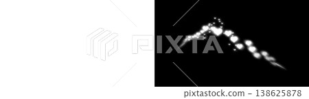 White glowing heart waves on transparent and black backgrounds White glowing heart waves on transparent and black backgrounds 138625878