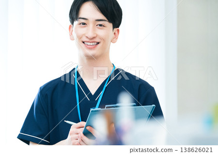 Young male healthcare worker 138626021