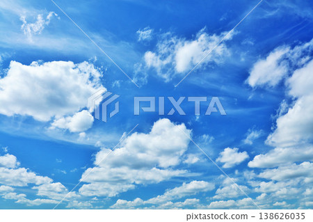 Summer blue sky and clouds Summer blue sky and clouds 138626035