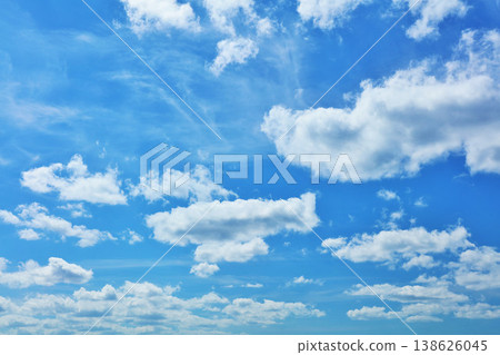 Summer blue sky and clouds Summer blue sky and clouds 138626045