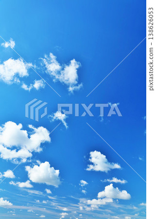 夏天藍天和雲彩 138626053
