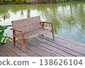 Riverside lounge chairs with a garden-like atmosphere. 138626104