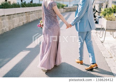 Romantic Pair Standing Side By Side During Sunset By Flowing River Romantic Pair Standing Side By Side During Sunset By Flowing River 138626412