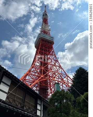 Tokyo Tower seen from below 138626801