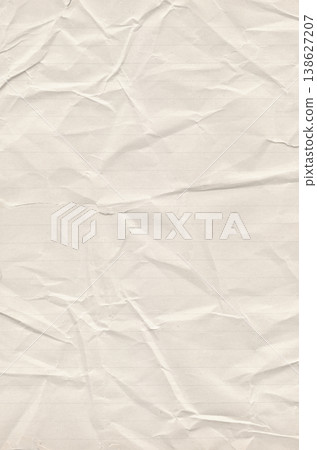Crumpled lined paper texture background Crumpled lined paper texture background 138627207