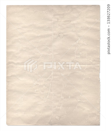 Crumpled lined paper isolated on white Crumpled lined paper isolated on white 138627209