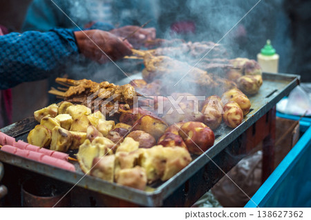 street food cooking street food cooking 138627362