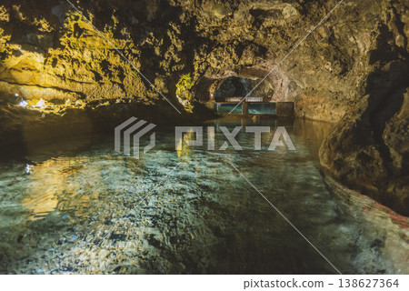 volcanic water cave volcanic water cave 138627364