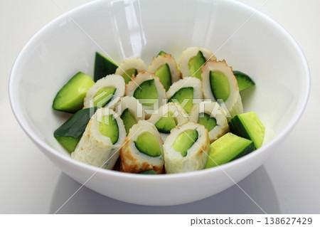Chikuwa and cucumber 138627429