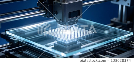 3d rendering of a modern industrial equipment 138628374