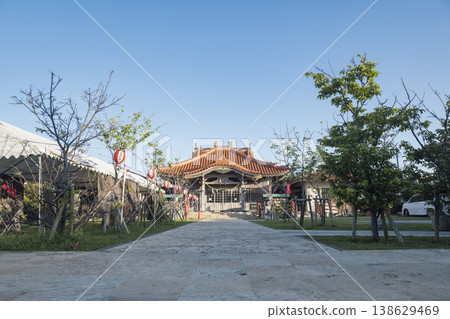 Miyako Shrine in the early morning 138629469