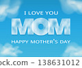 MOM against blue sky 138631012