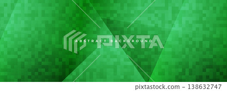 Bright green geometric pixel abstract background. Translucent squares with subtle gradient texture. Pixelated clean modern composition for corporate presentations, web headers and digital marketing. Bright green geometric pixel abstract background. Translucent squares with subtle gradient texture. Pixelated clean modern composition for corporate presentations, web headers and digital marketing. 138632747