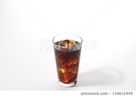 白色背景上的冰咖啡圖片 白色背景上的冰咖啡圖片 138632948