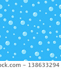 Water air bubble seamless pattern 138633294