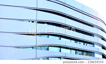 Empty new constructed automobile dealership. The building contains a sales room, offices, service and parts warehouse. Empty new constructed automobile dealership. The building contains a sales room, offices, service and parts warehouse. 138634554