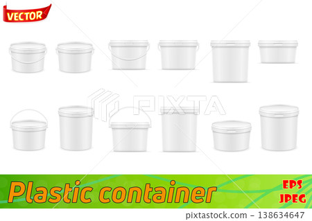 white plastic bucket vector illustration white plastic bucket vector illustration 138634647