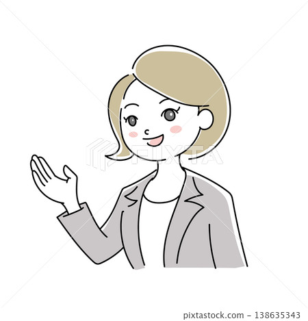 女商人微笑插圖 1-3 138635343