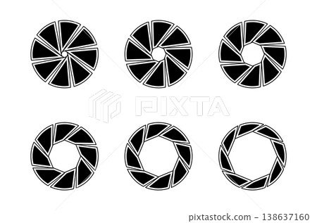 Camera diaphragm values, different lens aperture values Camera diaphragm values, different lens aperture values 138637160