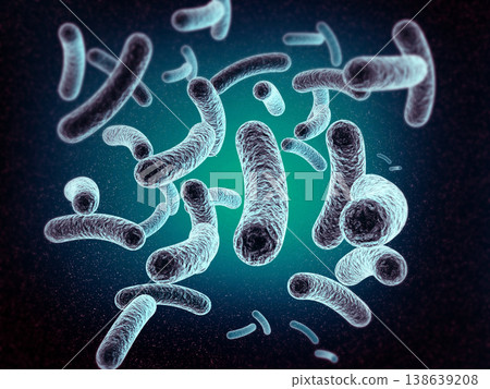 Bacteria cells background Bacteria cells background 138639208
