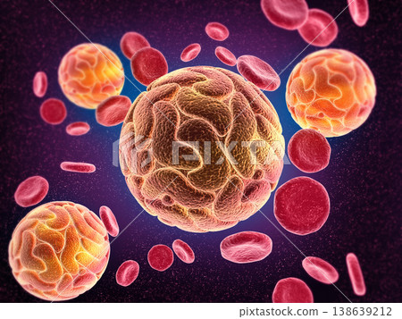 Virus infecting the red bloods Virus infecting the red bloods 138639212