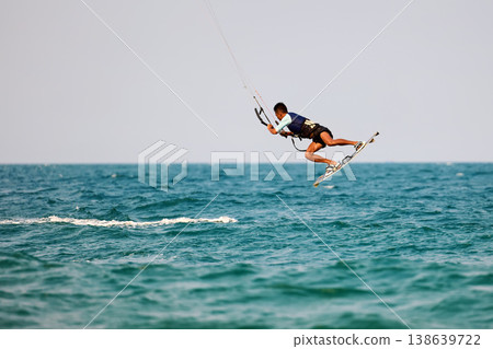itesurfer Crashing Into Water With Board After Jump itesurfer Crashing Into Water With Board After Jump 138639722
