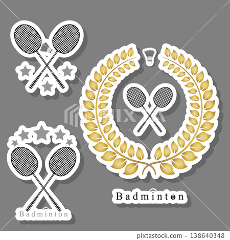 Collection accessory for sport game badminton Collection accessory for sport game badminton 138640348