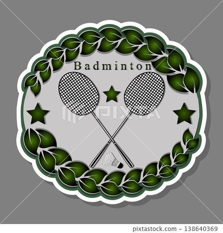 Collection accessory for sport game badminton Collection accessory for sport game badminton 138640369