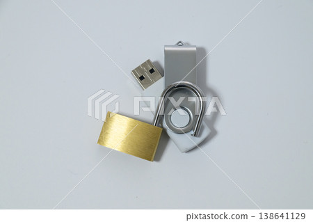 使用未上鎖的掛鎖和USB所取得的資料。 使用未上鎖的掛鎖和USB所取得的資料。 138641129