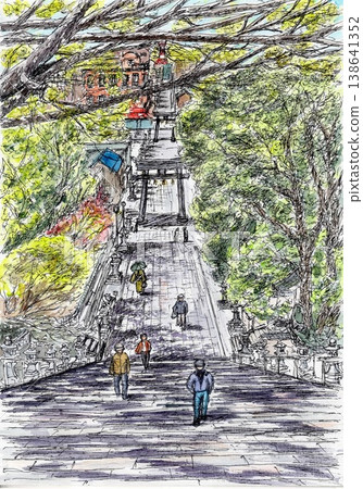 防府天滿宮參拜道 防府天滿宮參拜道 138641352