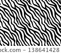 Zebra stripes seamless pattern 138641428