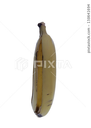 Banana peel isolated on white background. Banana peel isolated on white background. 138641694