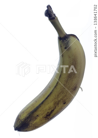 Banana peel isolated on white background. 138641702