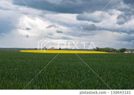 Rural landscape in Germany 138643181