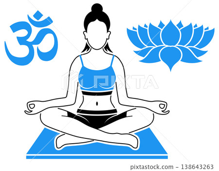 Yoga and Fitness Concept 138643263
