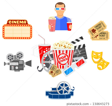 Cinema and Movie time concept 138643273