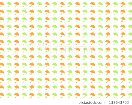 Green and orange umbrella background material Green and orange umbrella background material 138643703