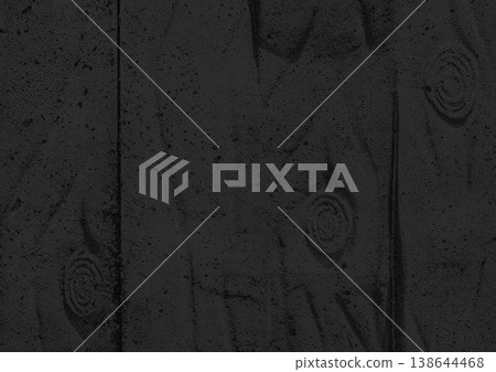 New modern black stone fence abstract pattern dark stone wall texture background 138644468