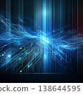 blue gradient abstract texture background glowing light rays lines futuristic cg 138644595