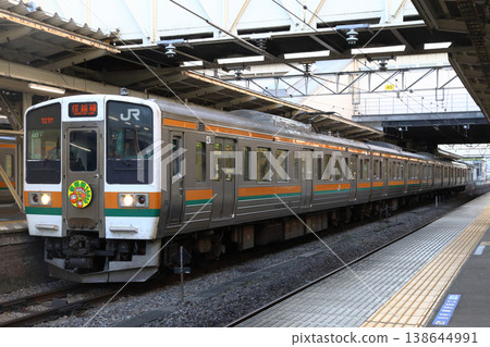 信越本線211系列車（信越本線開通140週年紀念車頭） 138644991