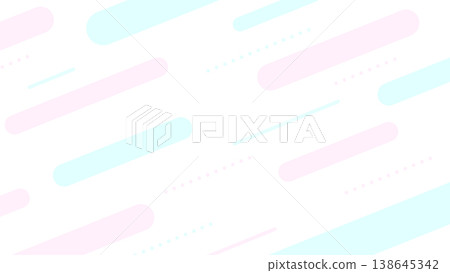 Memphis background, pink and light blue, dreamy neon, 16:9 aspect ratio, for social media. 138645342