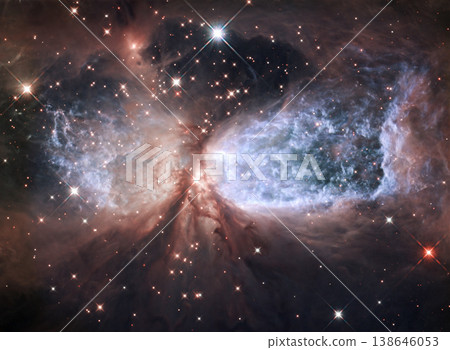 Dust cloud, space and stars in universe with light, and color glow infinity in solar system black hole. Galaxy, cosmos and planets in milky way with nebula shine, dark sky and nature in aerospace. Dust cloud, space and stars in universe with light, and color glow infinity in solar system black hole. Galaxy, cosmos and planets in milky way with nebula shine, dark sky and nature in aerospace. 138646053