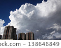 Summer clouds and buildings in São Paulo State 138646849