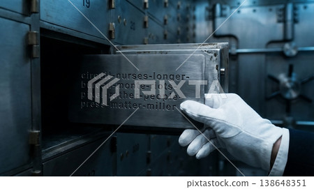 Placing Titanium Crypto Backup Inside a Bank Vault Placing Titanium Crypto Backup Inside a Bank Vault 138648351