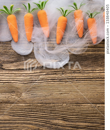 Creative carrot composition with smoke Creative carrot composition with smoke 138648405